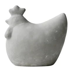 Discount DBKD Concrete hen decoration, Small Grey