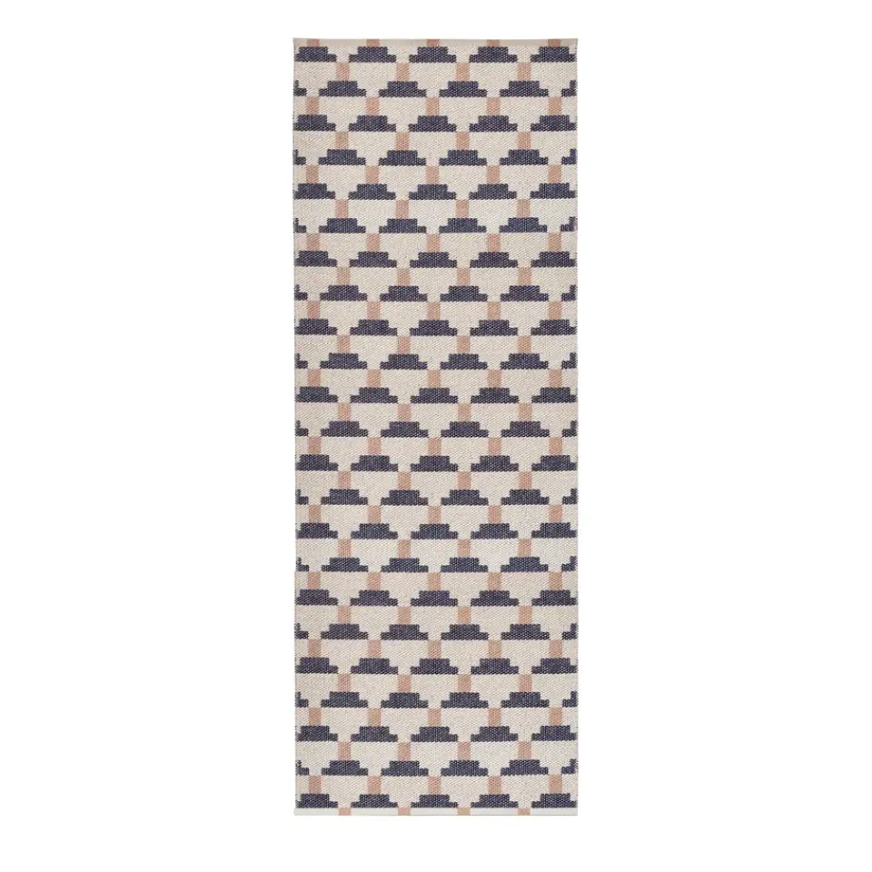 Plastic Rugs^Brita Sweden Confect rug clay, 70x150 cm BeigePurple