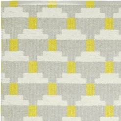 Rugs For Outdoors|Plastic Rugs^Brita Sweden Confect rug fog (grey), 70x200 cm GreyYellow
