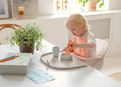 Done by deer Confetti children's dinnerware set 3 pieces, Blue