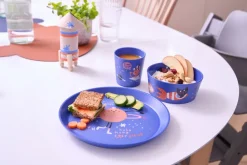 Table Settings & Starter Sets^Koziol Connect children's dinnerware 3 pieces, Space Blue