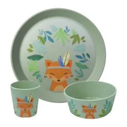 Table Settings & Starter Sets^Koziol Connect children's dinnerware 3 pieces, Harry Green