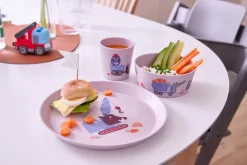 Table Settings & Starter Sets^Koziol Connect children's dinnerware 3 pieces, Trucks Purple