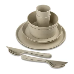 Table Settings & Starter Sets^Koziol Connect Helsinki service set 10 pieces, Natural desert sand Beige