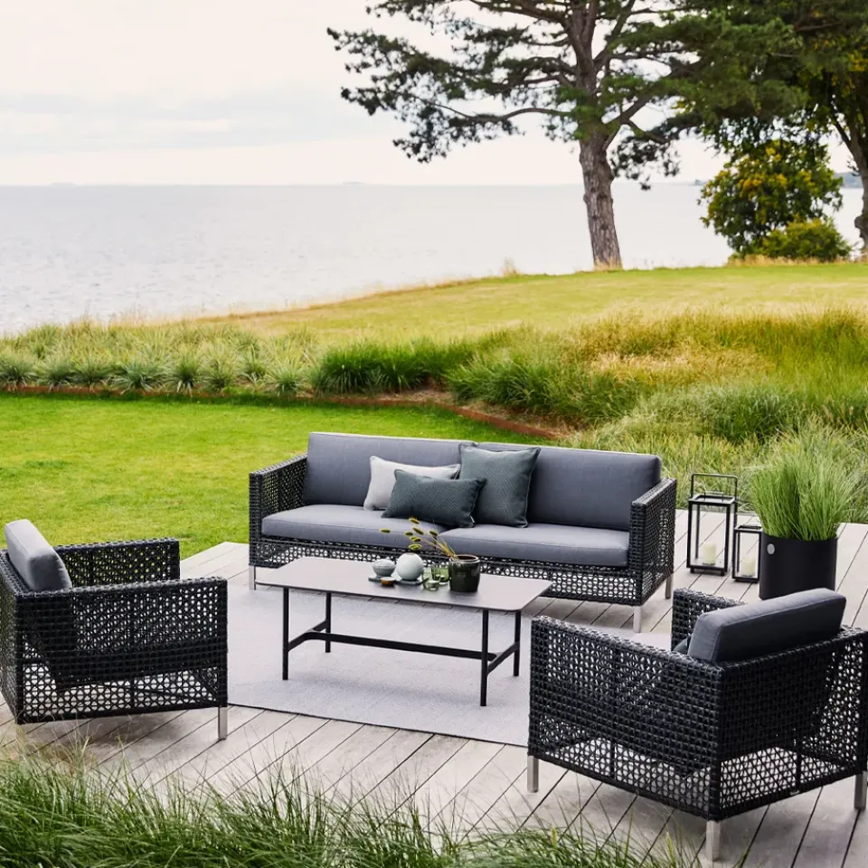 Sale Cane-line Connect sofa 3-seater, Taupe Beige