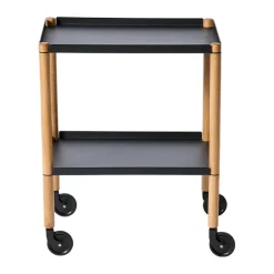 Andersen Furniture Connect table, Oiled oak, metal Black