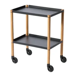 Andersen Furniture Connect table, Oiled oak, metal Black
