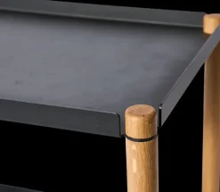 Andersen Furniture Connect table, Oiled oak, metal Black