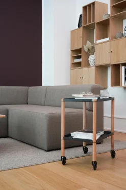 Andersen Furniture Connect table, Oiled oak, metal Black