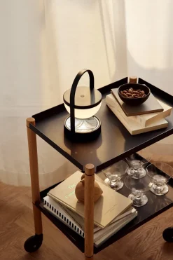 Andersen Furniture Connect table, Oiled oak, metal Black