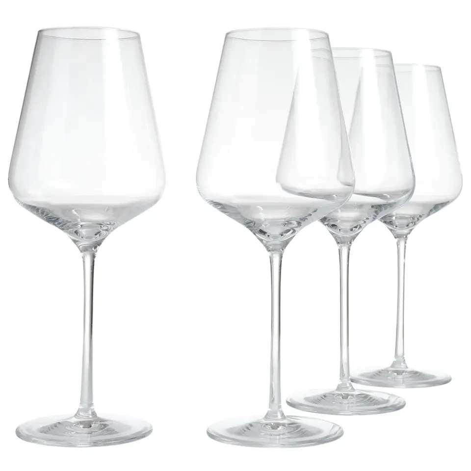 Wine Glasses^Aida Connoisseur Extravagant red wine glass 64.5 cl 4-pack, Clear Transparent