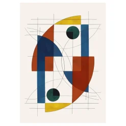Posters^Paper Collective Constructions 02 poster, 50x70 cm Multi