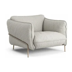 Discount Swedese Continental armchair, Wave Sky-nutmeg Grey