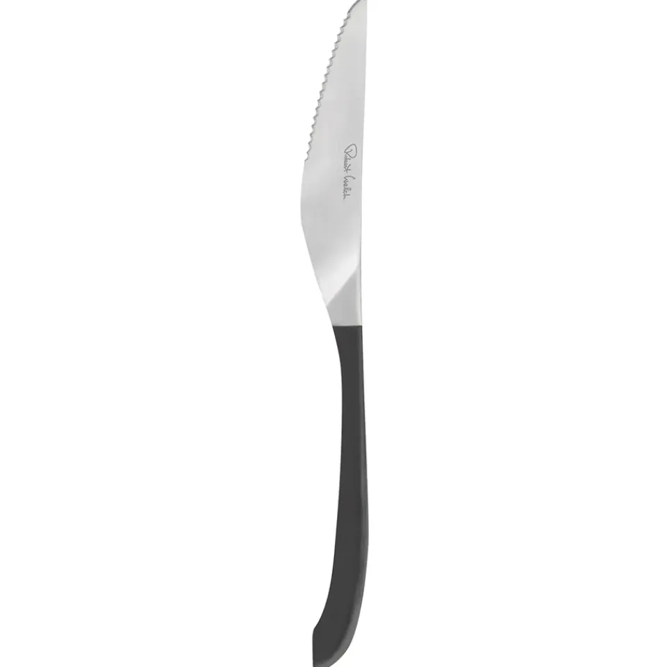 Online Robert Welch Contour bbq knife, black Silver-coloured