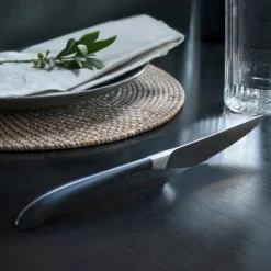 Online Robert Welch Contour bbq knife, black Silver-coloured