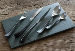 Online Robert Welch Contour bbq knife, black Silver-coloured