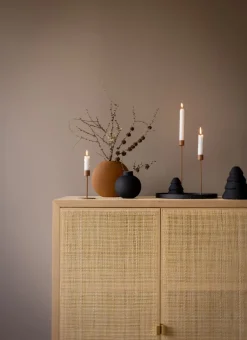 Hot Cooee Design Cooee candle holder 21 cm, Coconut Brown