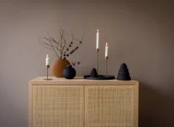 Candle Holders^Cooee Design Cooee candle sticks 13 cm, Coconut Brown