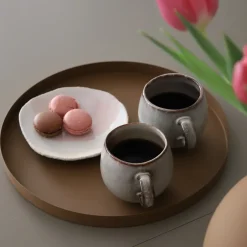 Decorative Trays^Cooee Design Cooee tray 30 cm round, coconut Brown