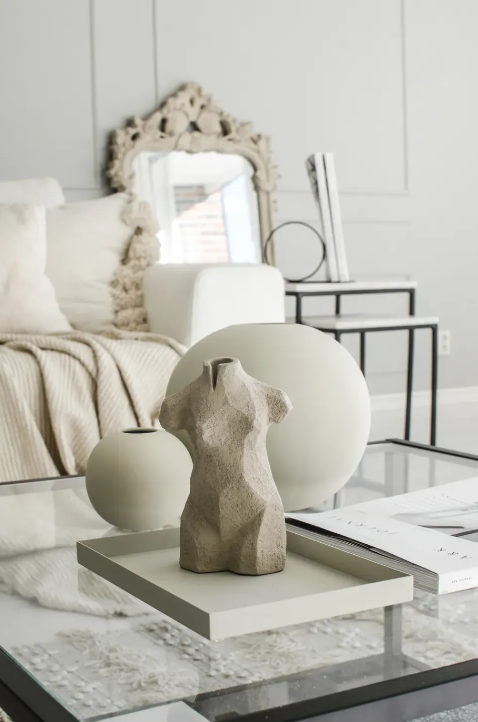 Decorative Accessories|Decorative Trays^Cooee Design Cooee tray 24.5 cm, shell White