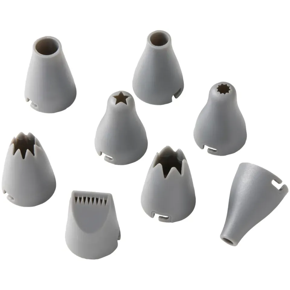More Baking Accessories^Dorre Cookie icing nozzle set, Transparent