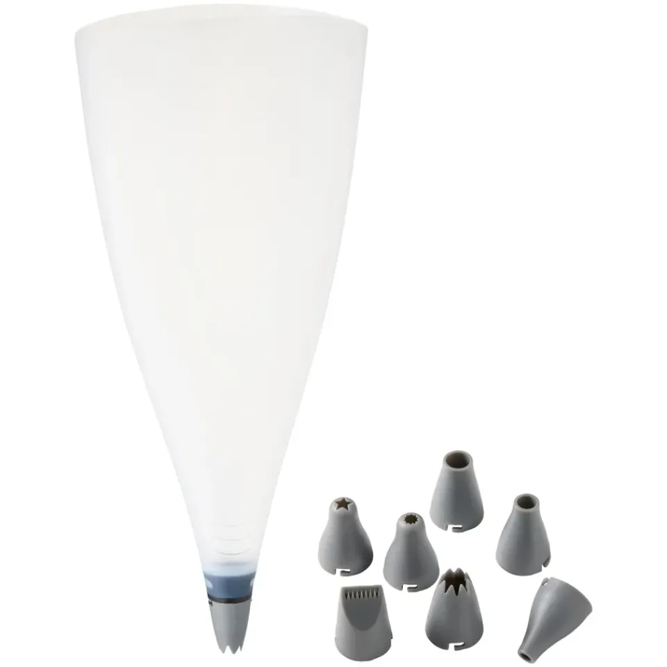 More Baking Accessories^Dorre Cookie icing nozzle set, Transparent