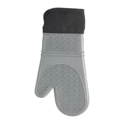Oven Mitts, Gloves & Pot Holders^Dorre Cookie oven mitt 37 cm, Gray silicone Grey