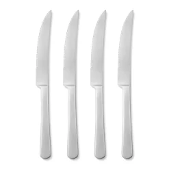 Best Georg Jensen Copenhagen BBQ knife 4 pieces, matte Silver-coloured