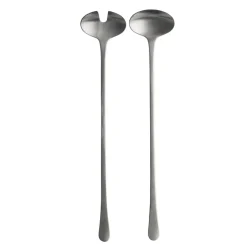 Best Georg Jensen Copenhagen matte salad servers, 2 pieces Silver-coloured