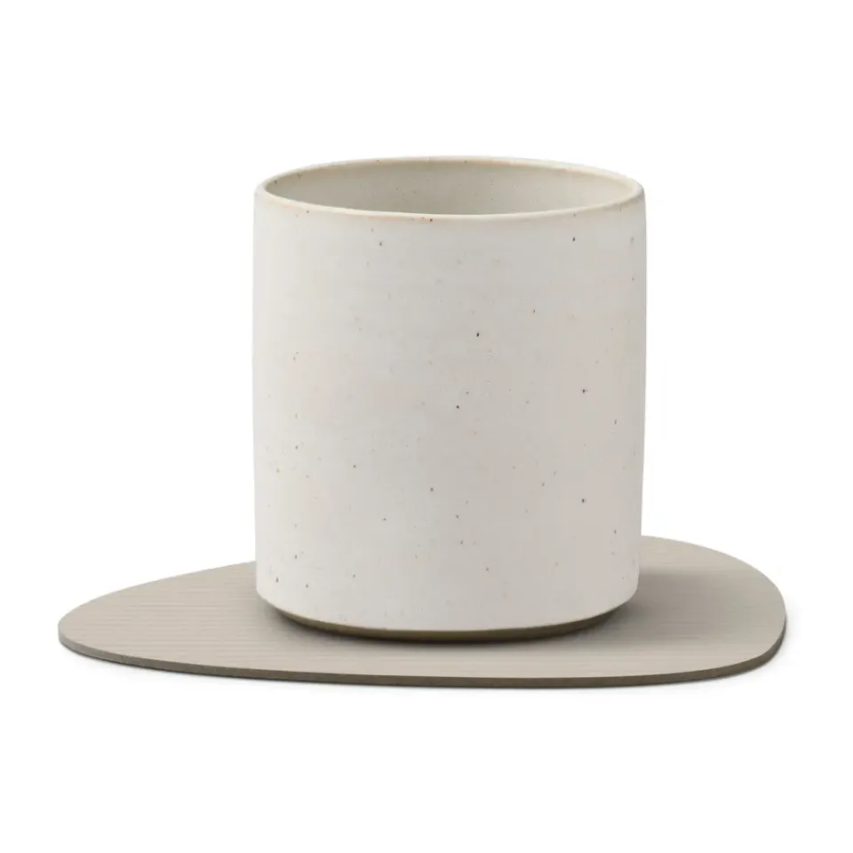 Hot LIND DNA Corduroy coaster curve, Oyster White Grey