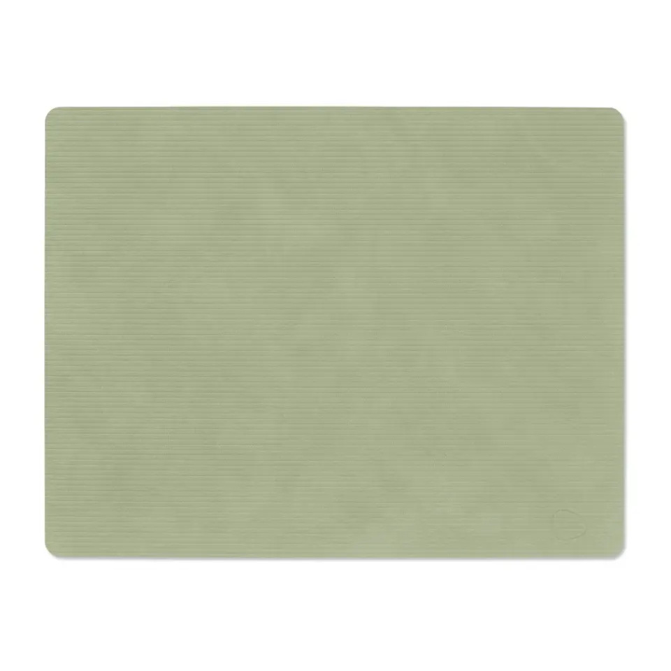 Hot LIND DNA Corduroy placemat square L, Olive Green