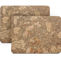 Placemats^Formgatan Cork placemat 30x40 cm 2-pack, Natural Brown