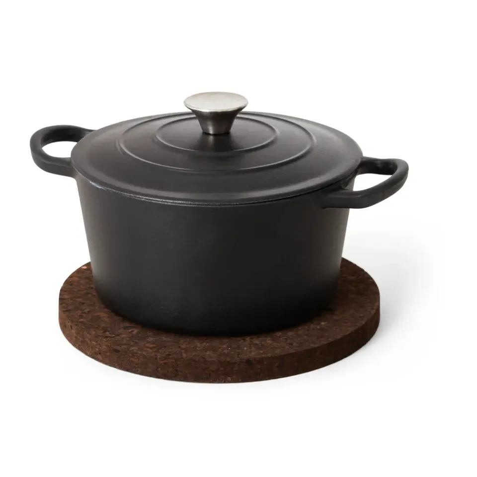 Trivets^Formgatan Cork trivet smoked, Ø25 cm Brown