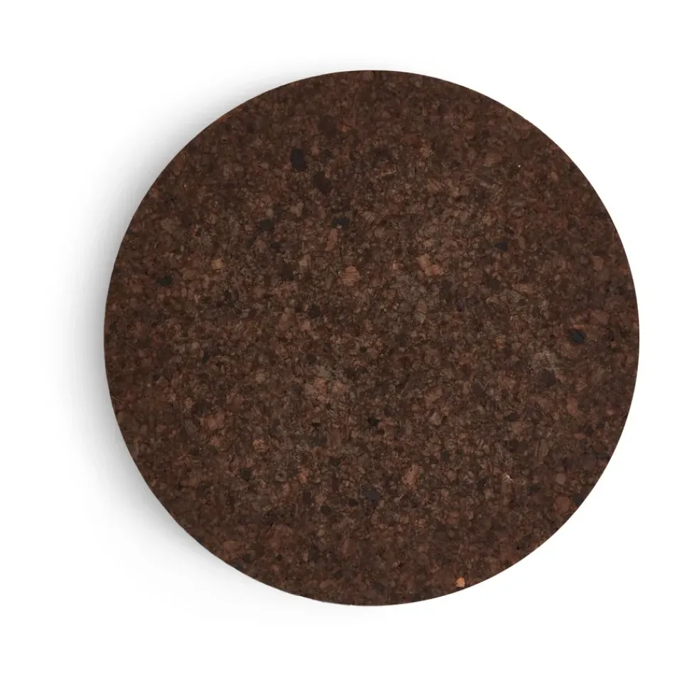 Trivets^Formgatan Cork trivet smoked, Ø19 cm Brown