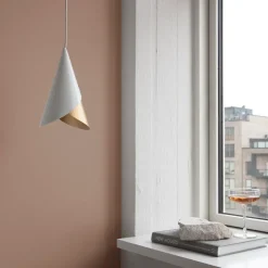 Lampshades^Umage Cornet lampshade, , brass White