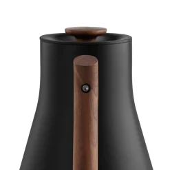 Hot Fellow Corvo EKG electric kettle with variable temperature 90 cl, Matte black-walnut BlackBrown