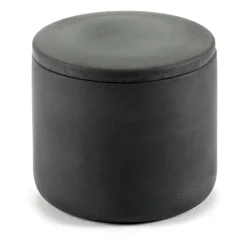 New Serax Cose storage jar with lid S low 7 cm, Dark Grey