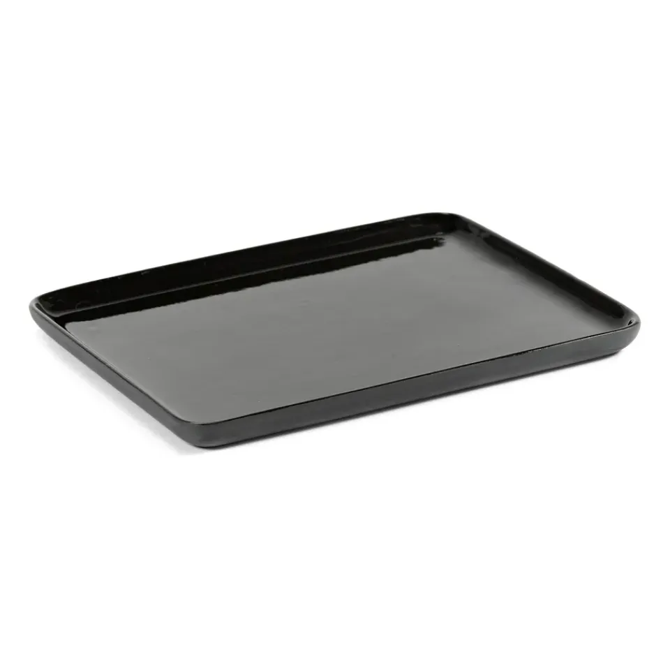 Trays^Serax Cose tray rectangular M 16.2x19.2 cm, Dark Grey