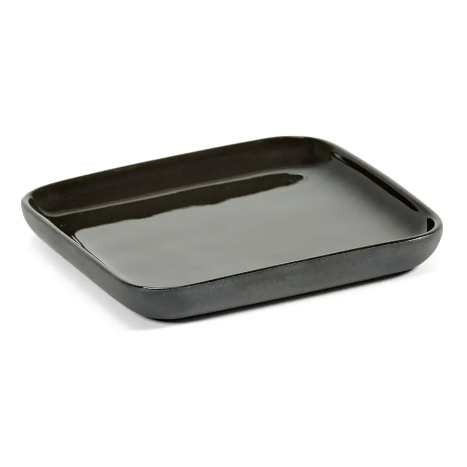 New Serax Cose tray square 9.8x9.8 cm, Dark Grey