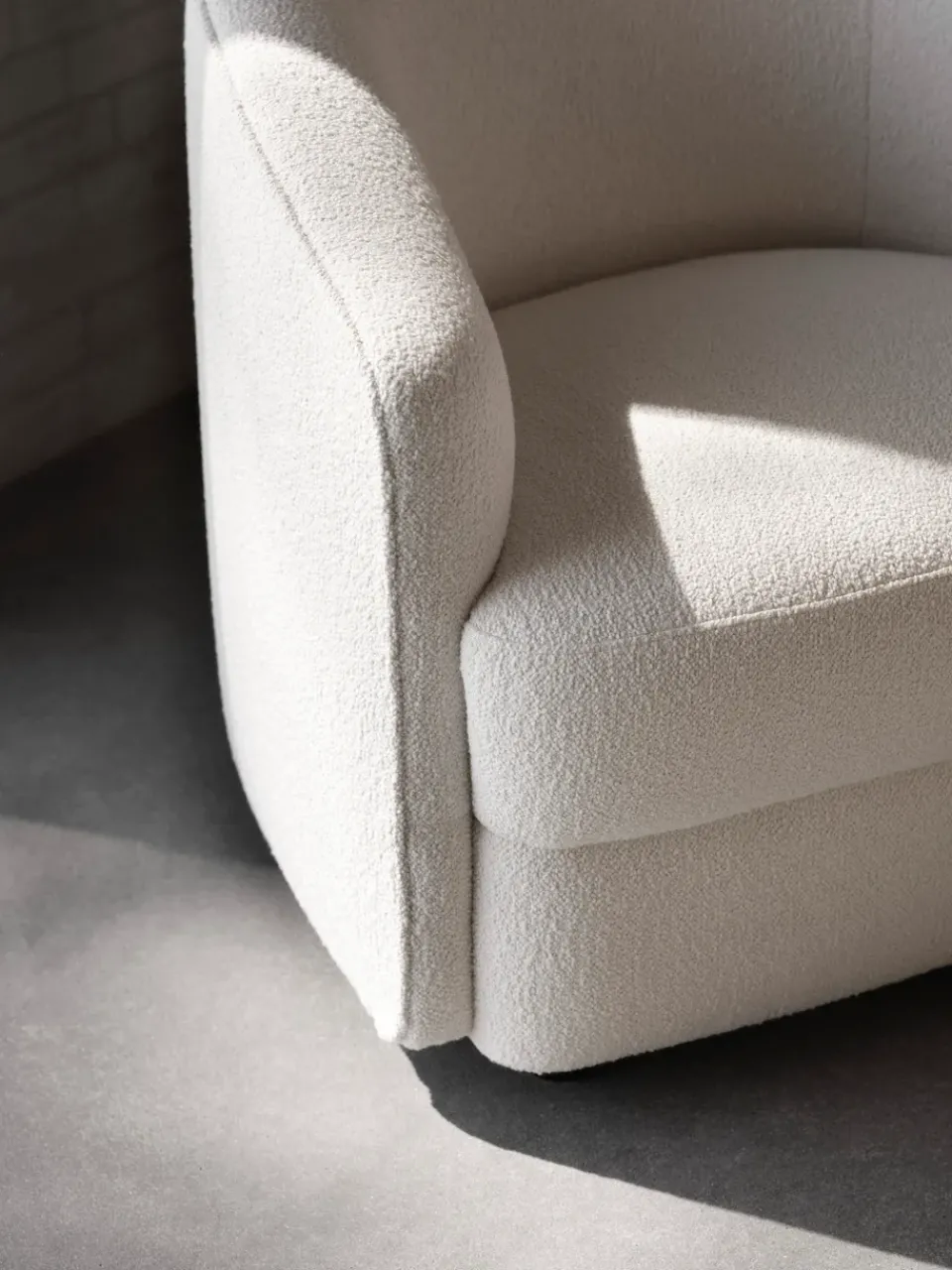 Armchairs & Footstools^New Works Covent armchair, Lana Beige