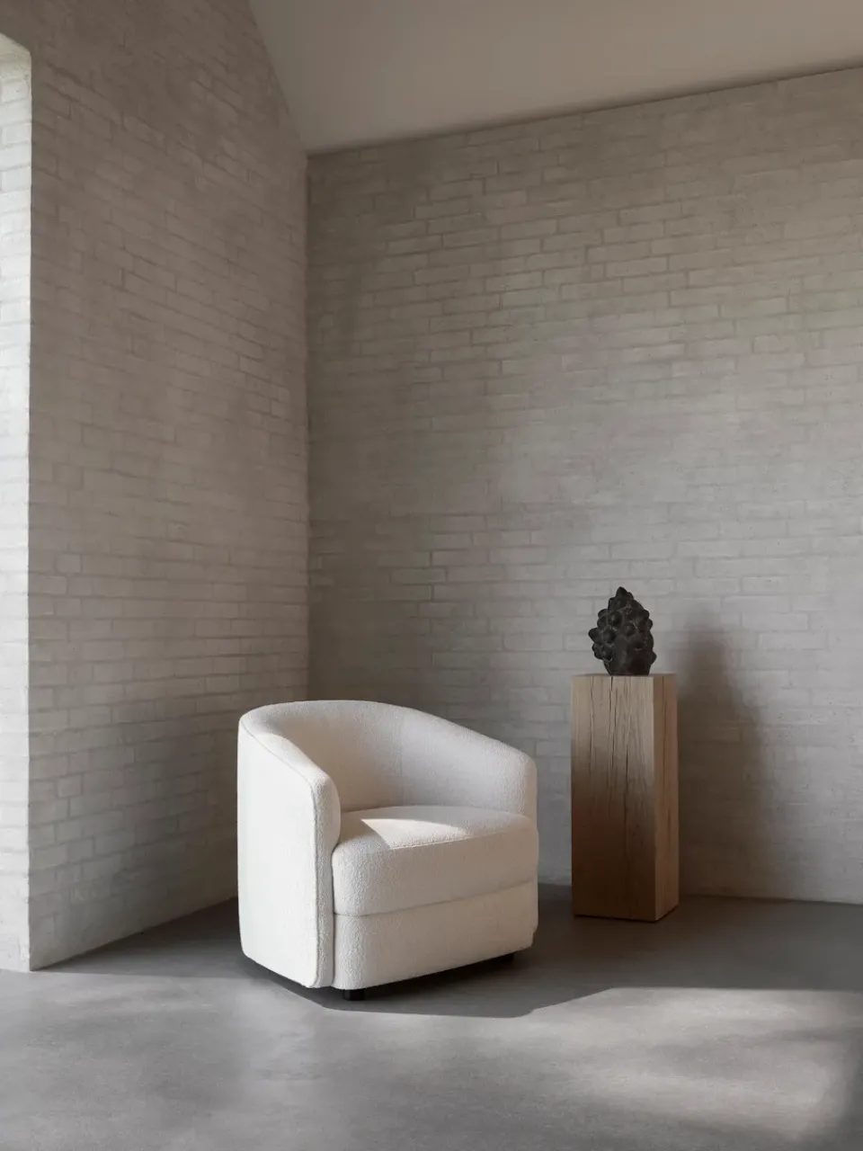 Armchairs & Footstools^New Works Covent armchair, Lana Beige