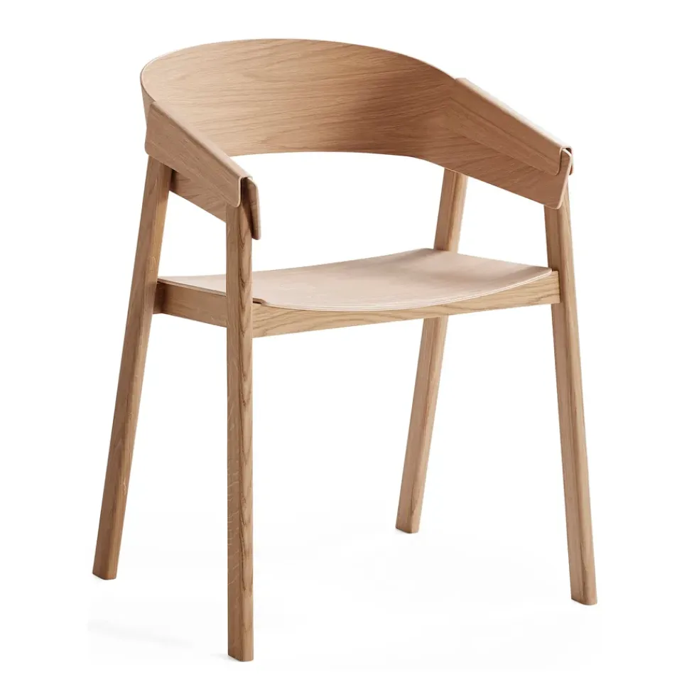 Outlet Muuto Cover Armchair, Oak Brown