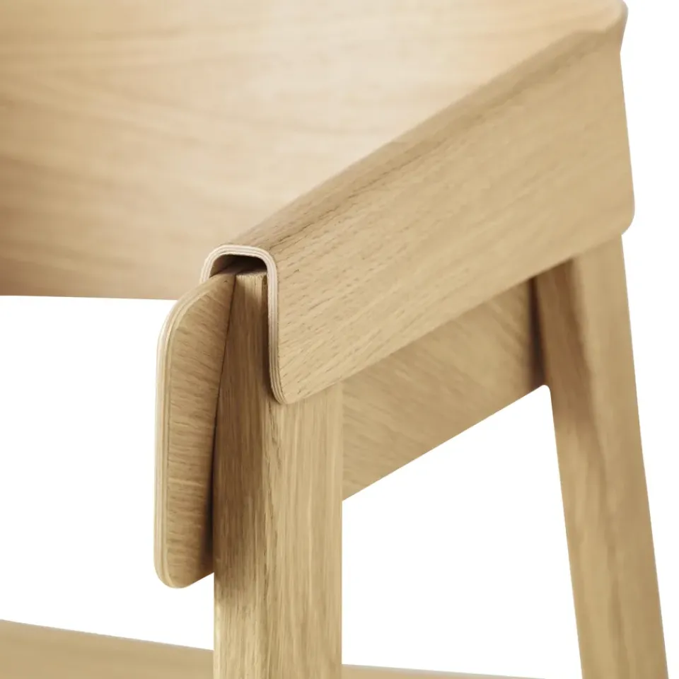 Outlet Muuto Cover Armchair, Oak Brown