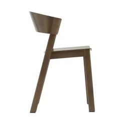 Discount Muuto Cover Side Chair, Stained dark Brown