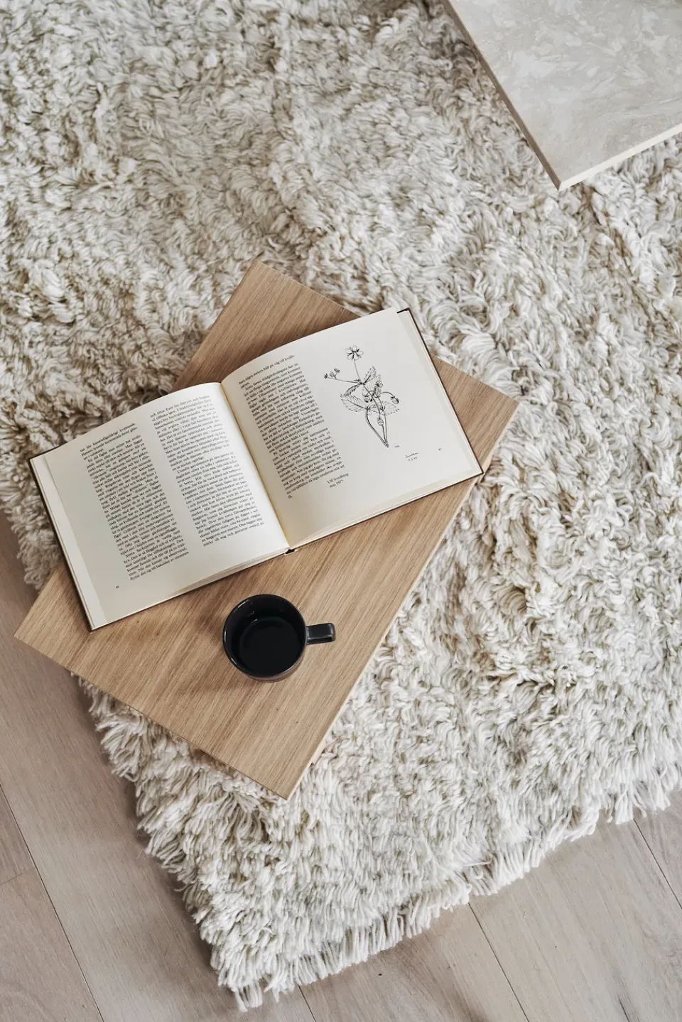 Sale Scandi Living Cozy wool carpet natural , 200x300 cm White