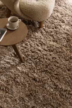 Clearance Scandi Living Cozy wool rug, Hazel, 170x240 cm Beige