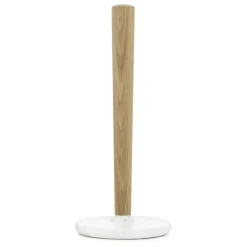 Kitchen Towel Holders^Normann Copenhagen Craft kitchen roll holder, white marble BrownWhite