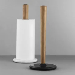 Kitchen Towel Holders^Normann Copenhagen Craft kitchen roll holder, black marble BrownBlack