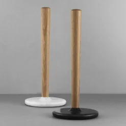 Kitchen Towel Holders^Normann Copenhagen Craft kitchen roll holder, black marble BrownBlack