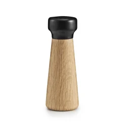 Salt & Pepper Grinders^Normann Copenhagen Craft pepper mill oak-black marble, small Brown